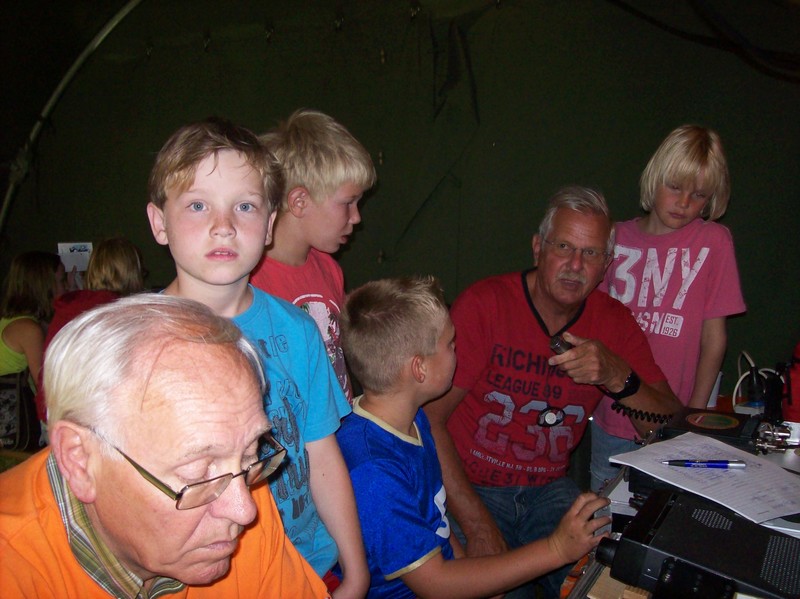 Henk begint het al drukker te krijgen!